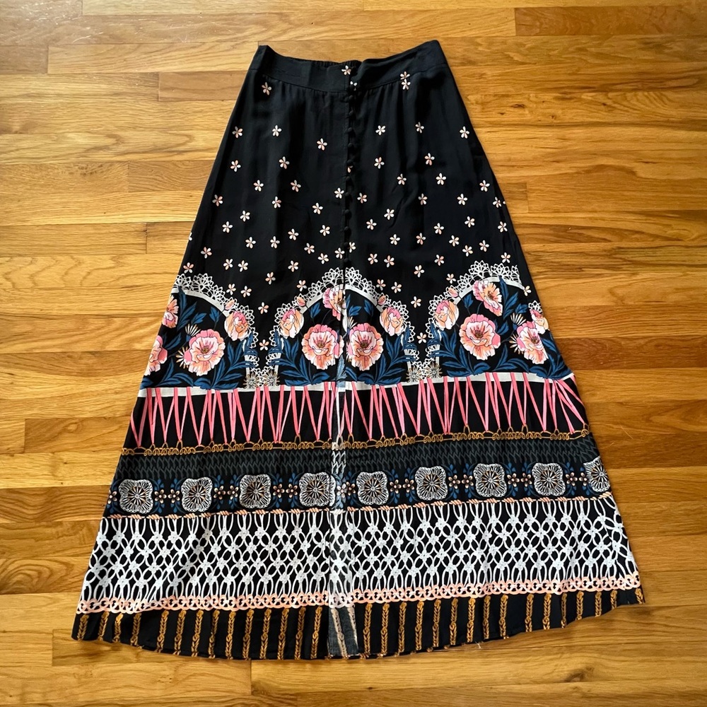 Express patterned maxi skirt